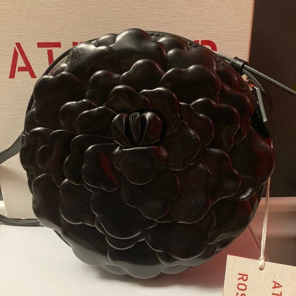 Valentino Garavani Handbags - Valentino Garavani 03 Rose Edition Atelier Round Leather Crossbody Bag